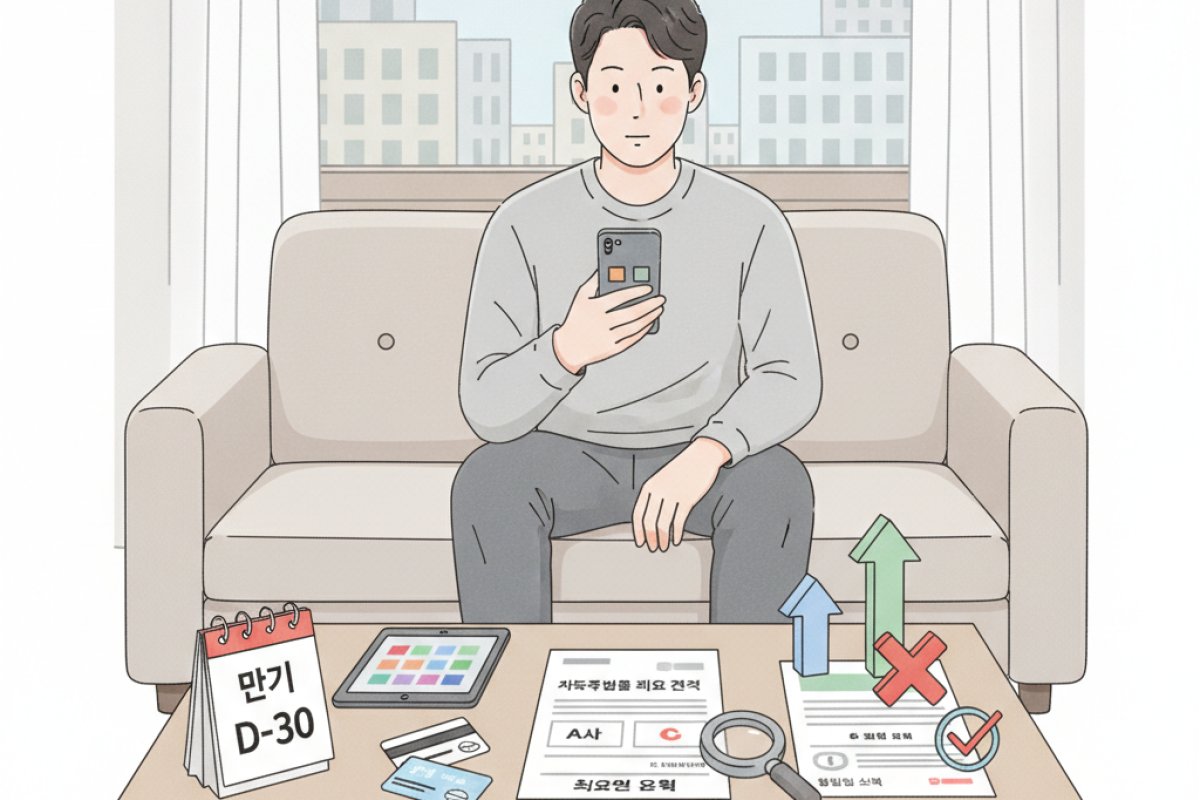 만기 30일 전 다이렉트 비교 견적과 결제 단계의 팁