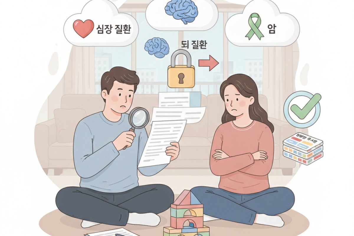 3대 중대질환 진단비와 수술비의 보장 범위 검증
