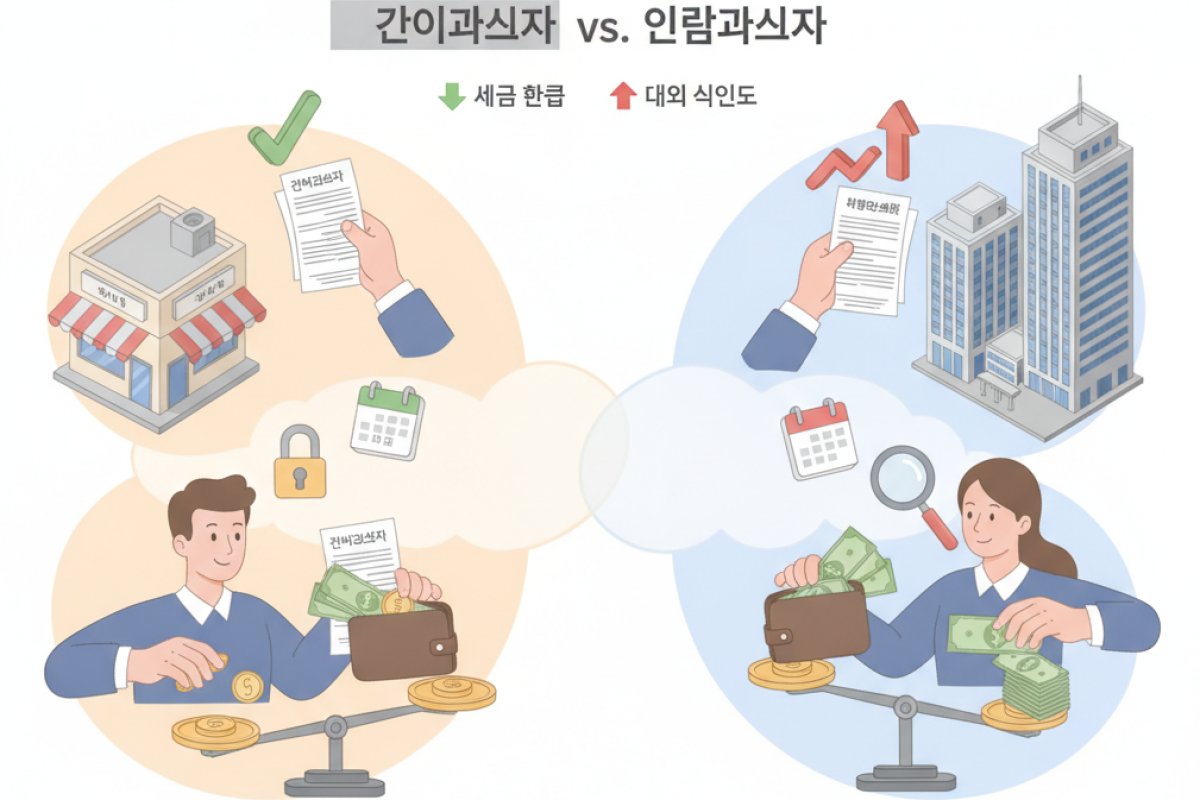 간이과세자 vs 일반과세자: 세금 환급과 대외 신인도 비교