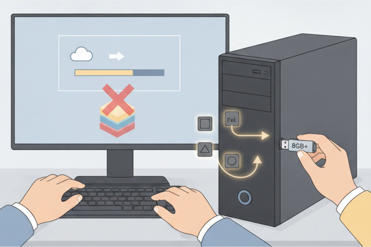 부팅 USB 제작부터 파티션 재할당까지의 실전 설치 단계