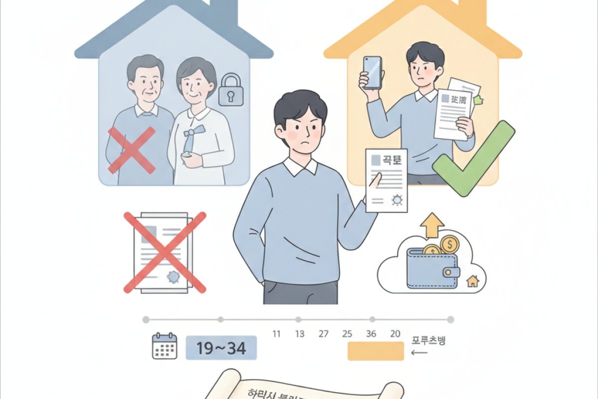 연령과 독립 거주 요건: 세대 분리와 임대차계약의 일치성