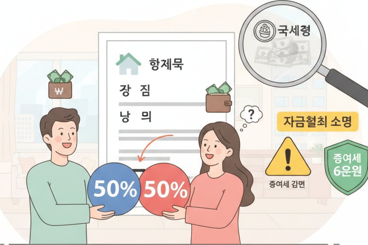 지분 설정 5대5 공식의 함정과 자금출처 소명
