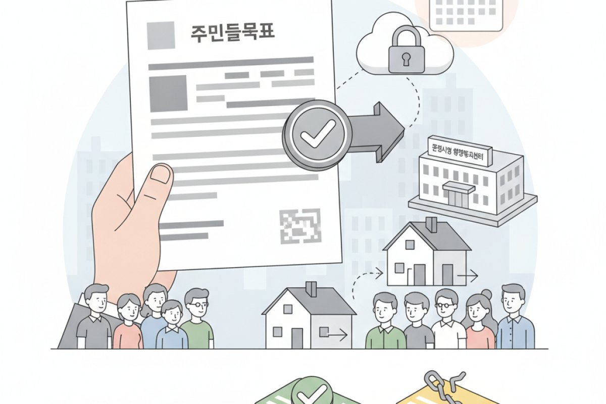 지원 대상 기준일과 가구원별 신청 자격 검토