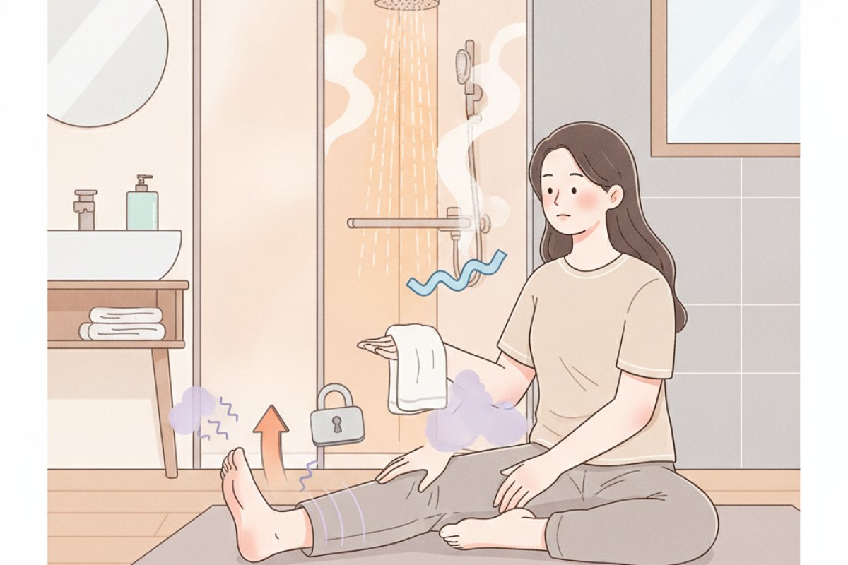 급성 통증 진정 후 잔여통 완화와 온열 순환 케어