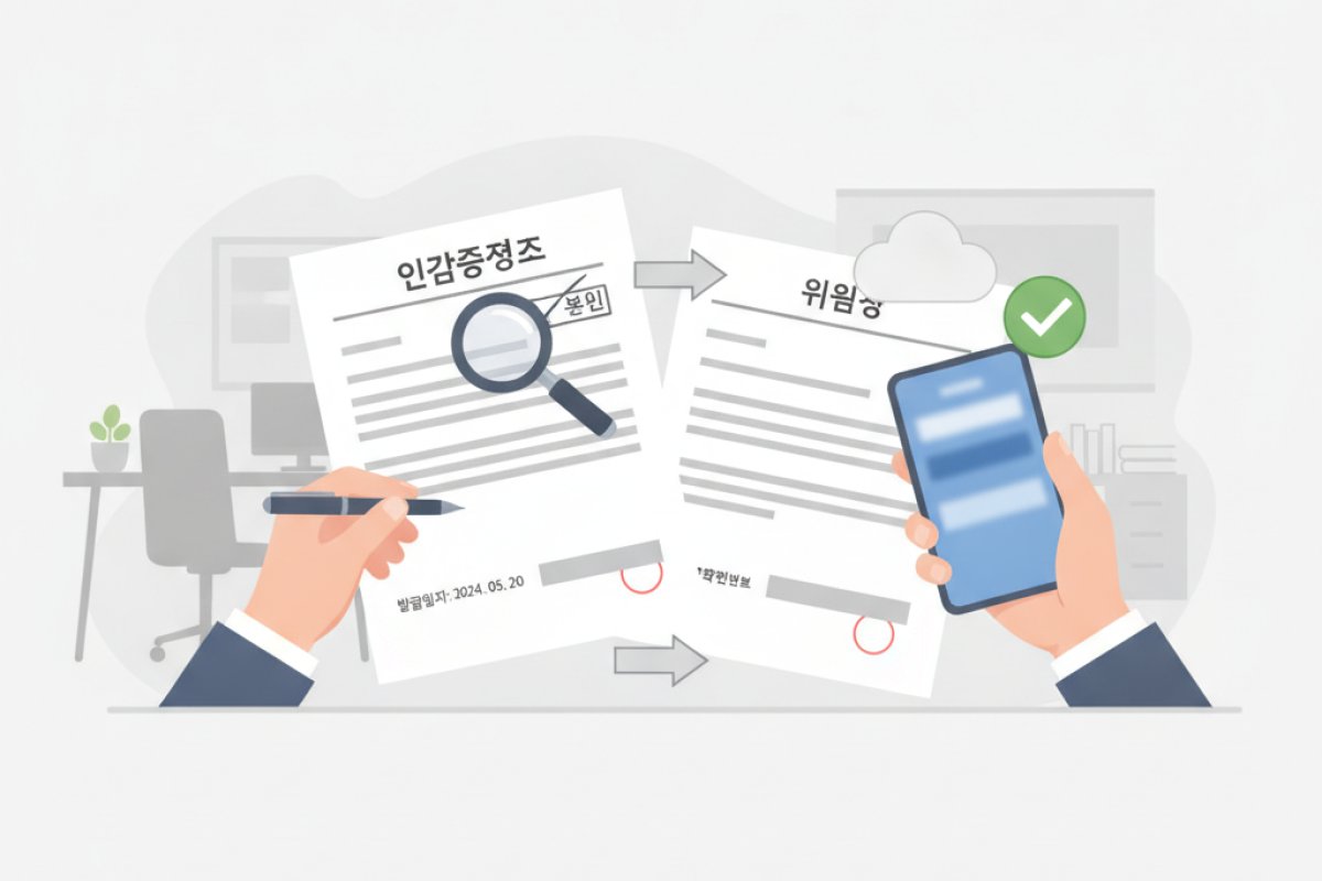 위임 서류 3단계 검증: 본인 발급 인감증명서와 위임장 대조 요령