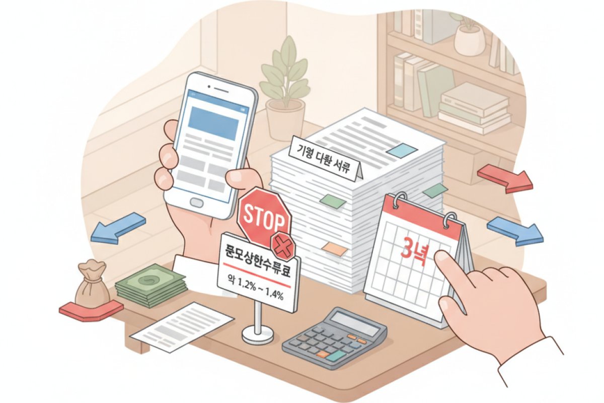 중도상환수수료와 숨은 부대비용을 뺀 '진짜 절감액' 셈법