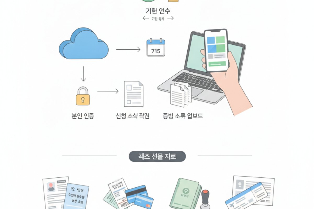 온라인 신청 절차와 단계별 필수 제출 자료