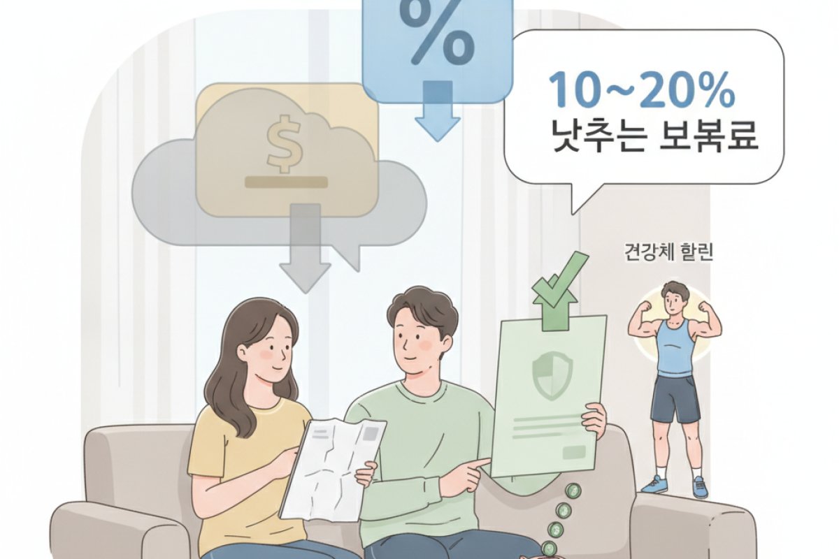 보험료를 10~20% 낮추는 건강체 할인과 순수보장형 설계