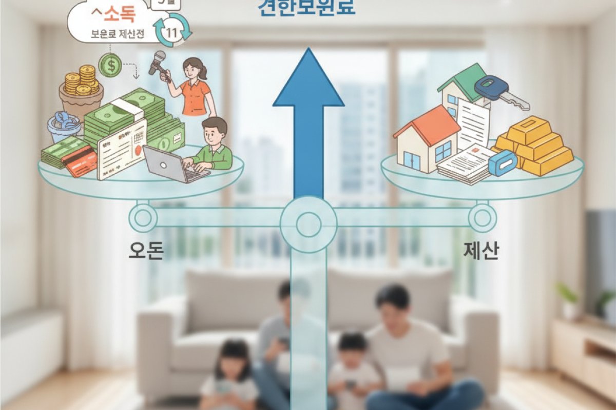지역가입자 부과 체계: 소득과 재산 중심 부과 점수제 및 감면 규정