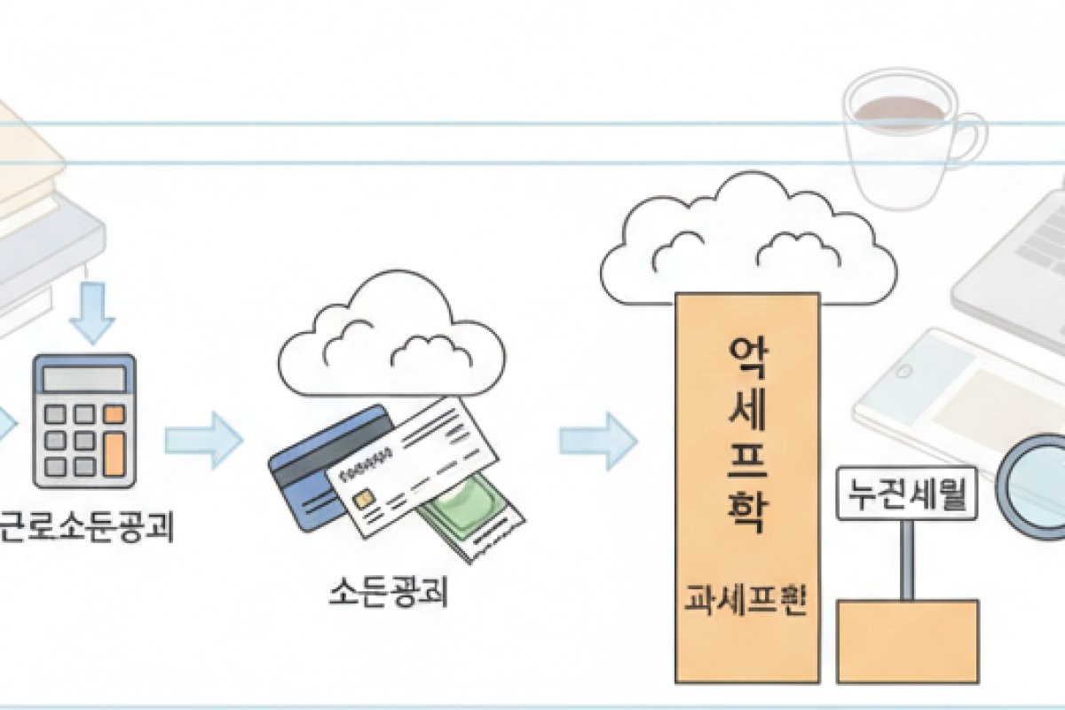 소득공제와 세액공제의 원리적 차이 및 과세표준 하향 효과