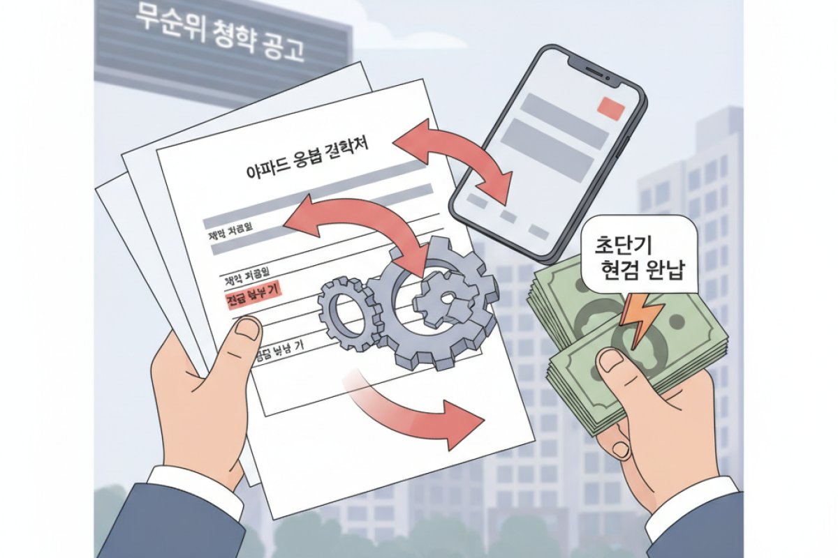 초단기 자금 일정과 분양가 외 필수 부대비용 산정 전략