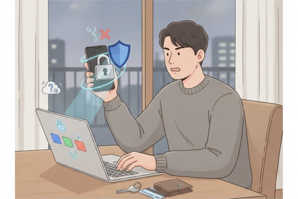 분실 발생 직후 취해야 할 단계별 원격 제어 요령