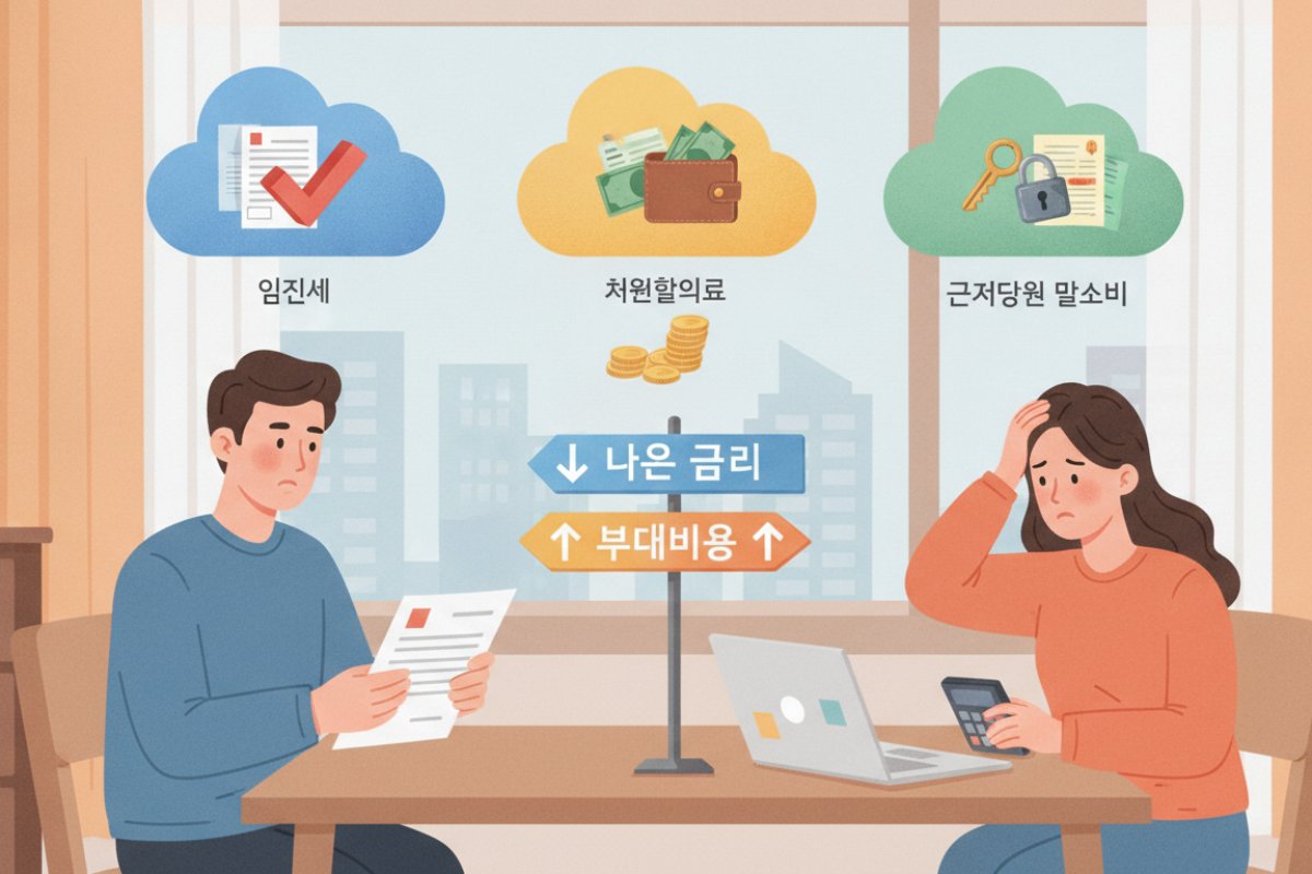 놓치기 쉬운 부대비용: 인지세, 채권할인료, 근저당권 말소비