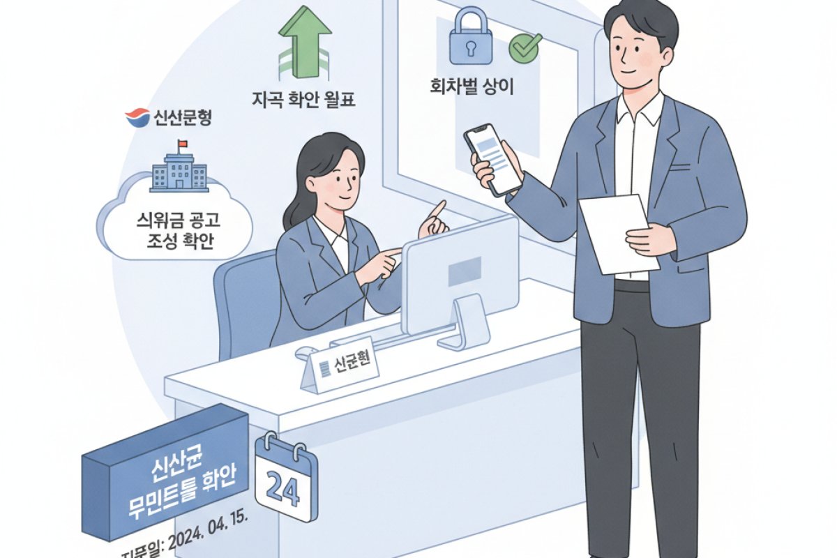지급 대상 자격과 거주 기준일 확인 원칙