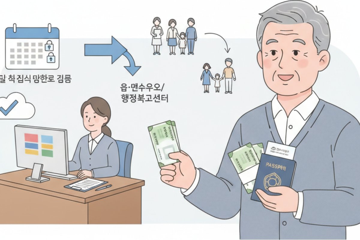방문 신청 절차와 세대원 대리 수령 서류 준비