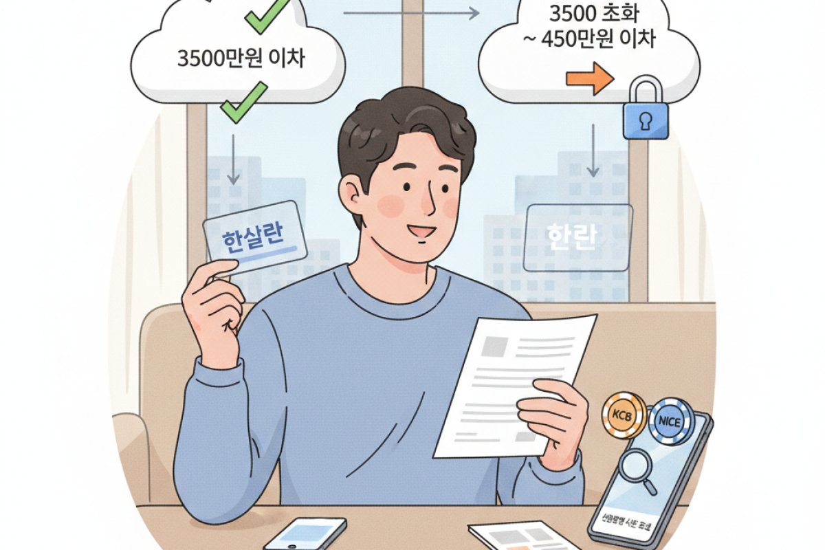 신청 자격 기준 – 소득 구간과 개인신용평점