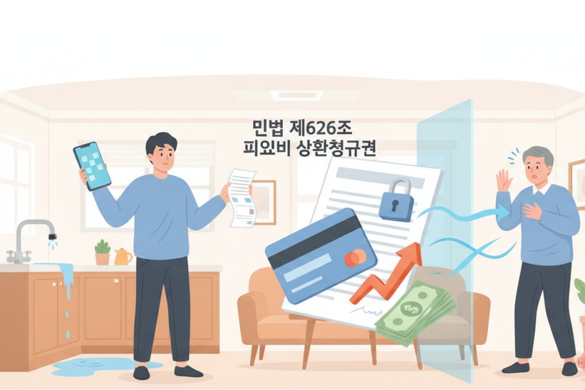 돈 안 주는 집주인 대처법: 민법 제626조 필요비 상환청구권과 내용증명