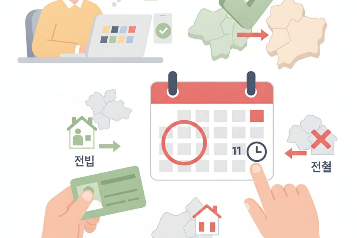 지자체별 거주 기준일과 가구원 대리 신청 자격 요건