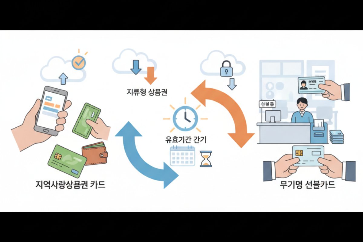 지급 수단별 신청 절차와 사용처·유효기간 관리 기준