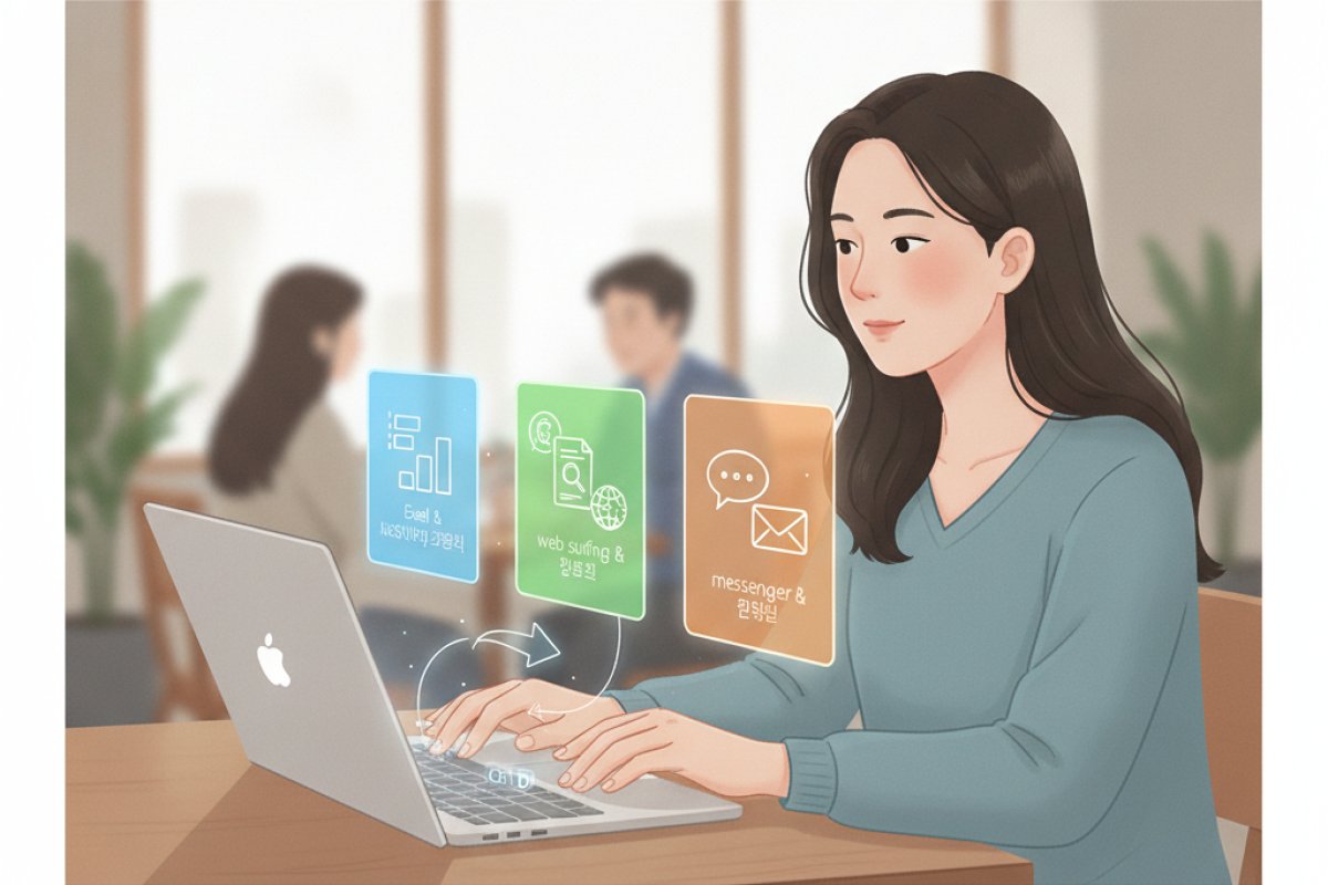 단일 모니터를 여러 개처럼 쓰는 가상 데스크톱 분리 전략