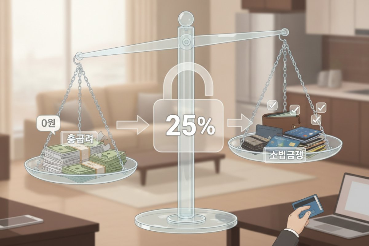 총급여 25% 문턱 계산과 결제 수단별 공제율 격차