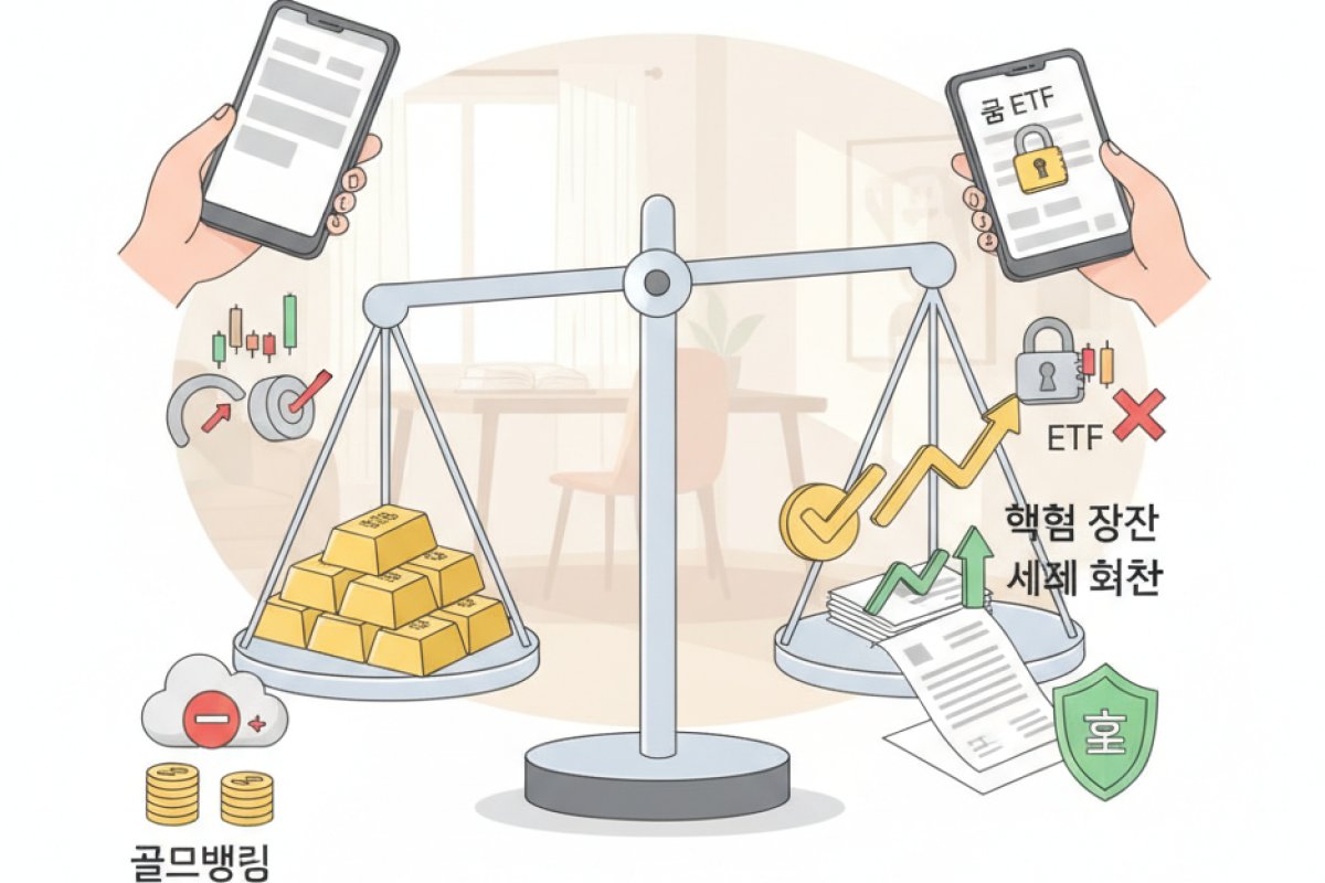 골드뱅킹·금 ETF와 무엇이 다를까? 핵심 장점과 세제 혜택