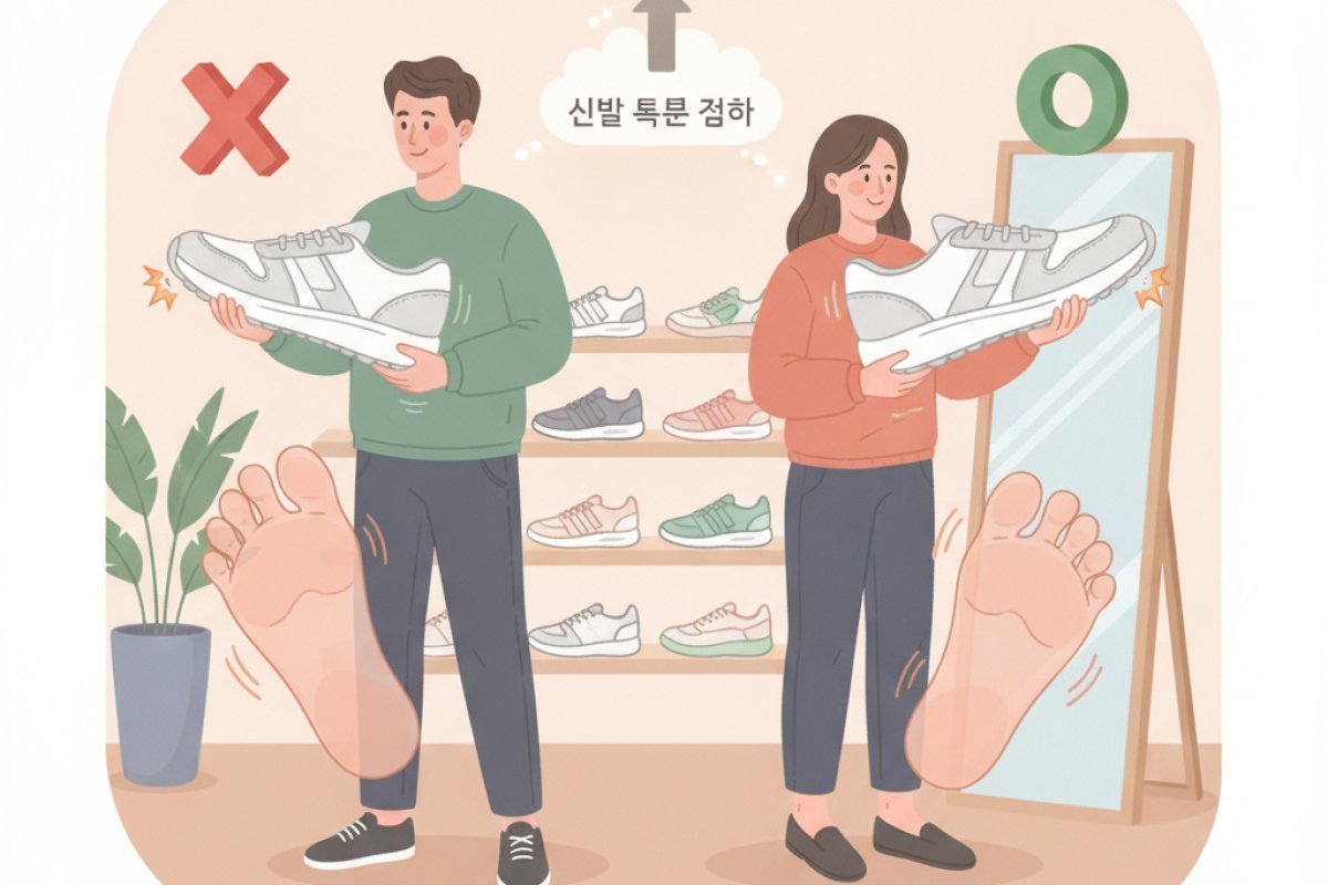 발 변형을 막는 신발 선택의 핵심 조건과 토박스 확인법