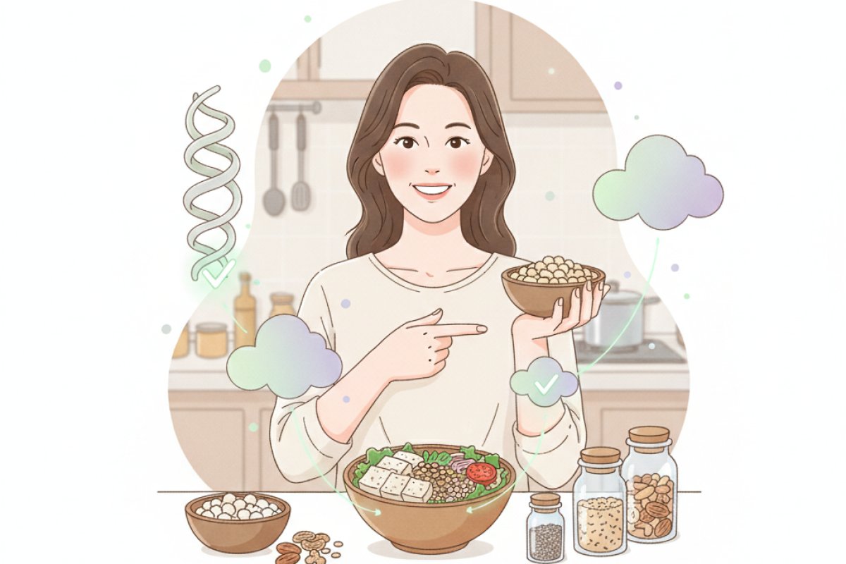 에스트로겐 수용체를 안정시키는 식물성 영양소와 식단 구성 원칙