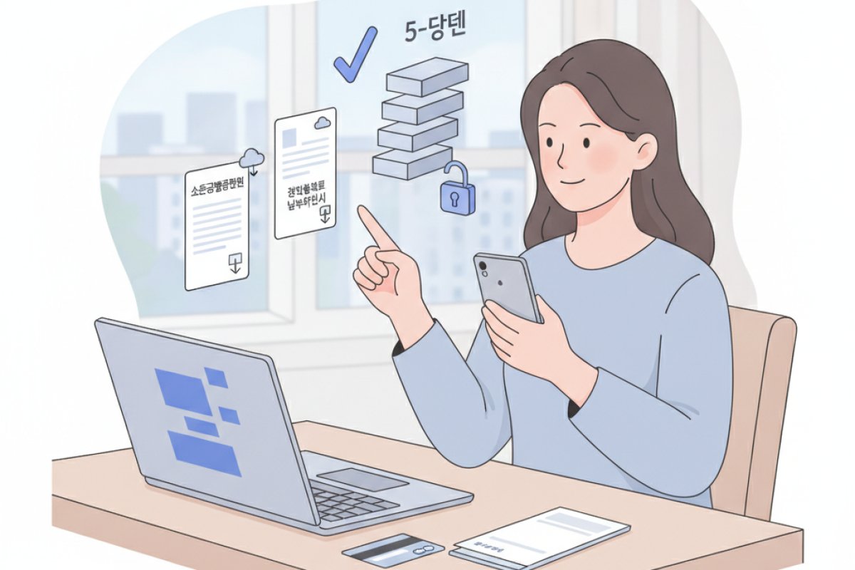 서류 준비부터 비대면 신청까지 5단계 절차