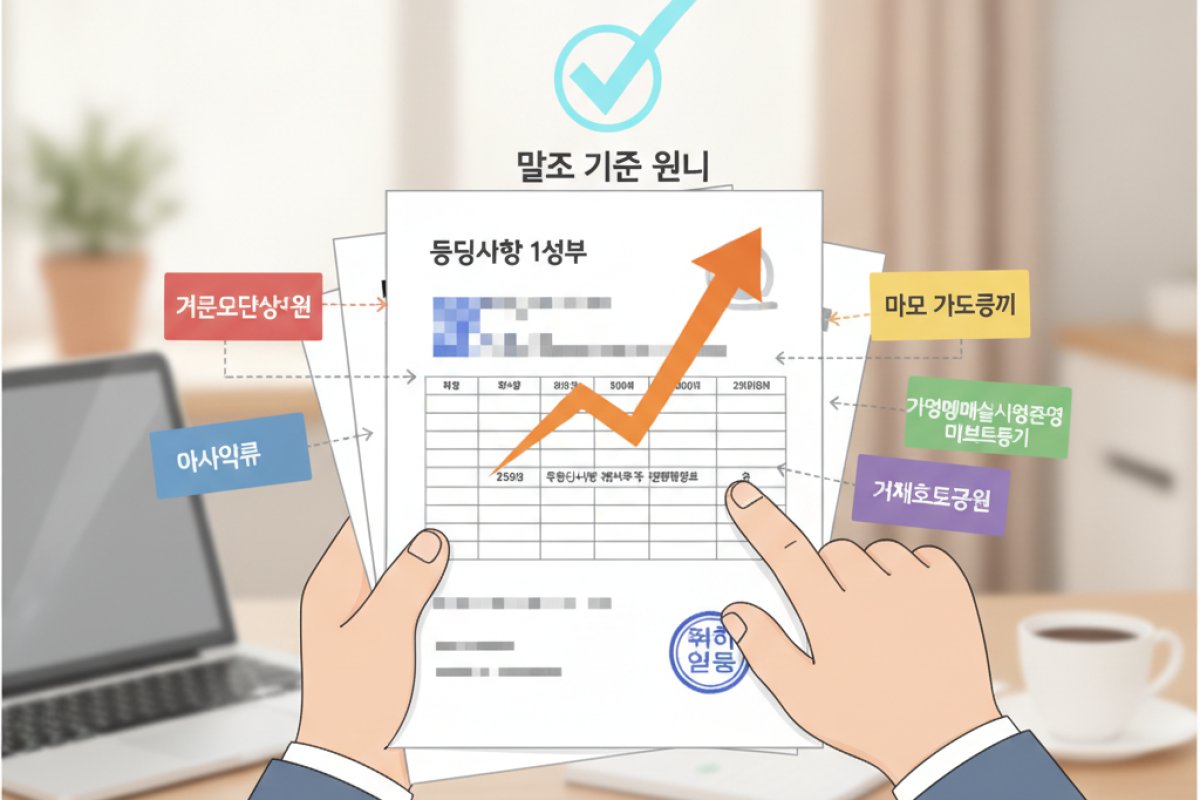 1단계: 말소기준권리 설정과 등기부상 인수 권리 가려내기