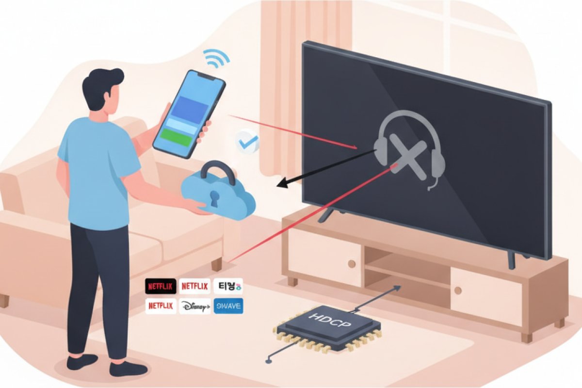 OTT 서비스 검은 화면(HDCP) 원인과 기기별 대안