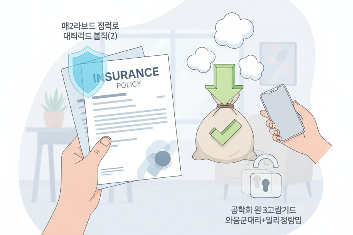 4. 보험료 군살 빼기: 적립보험료 최소화와 중복 특약 정리