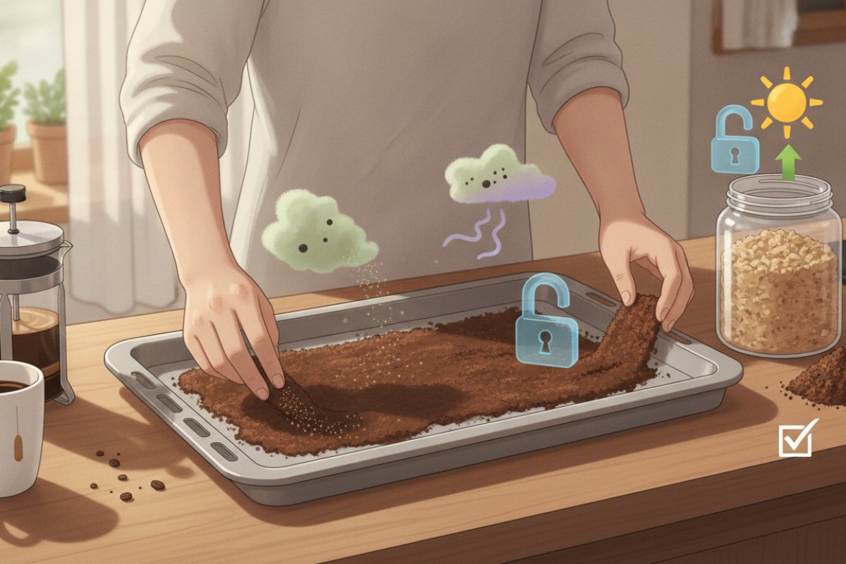 곰팡이 없는 재활용의 절대 조건, 수분 완전 제거 요령