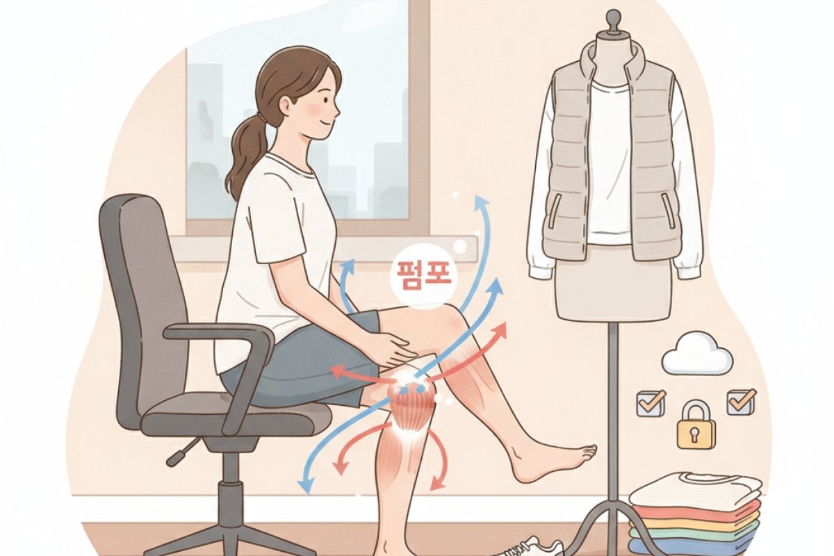 종아리 펌프를 자극하는 순환 운동과 레이어드 복장 원칙