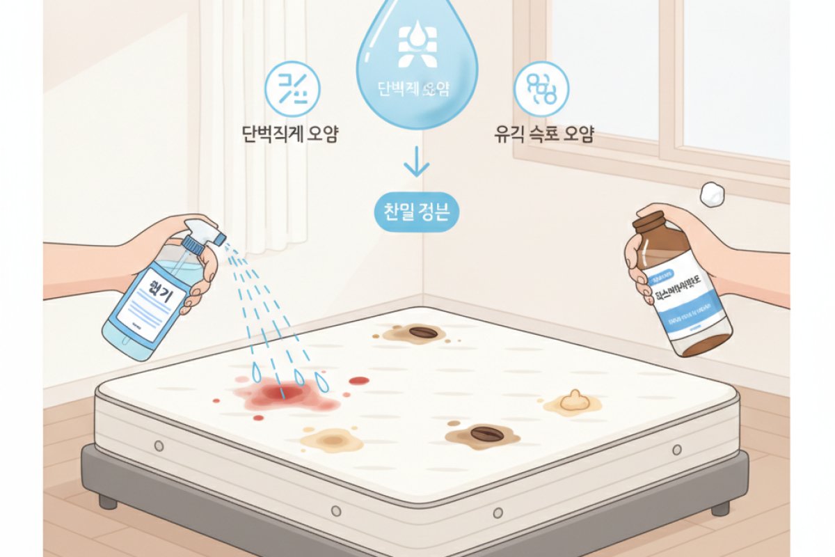 오염 성질에 맞춘 습식 부분 세척과 화학적 분해 방법
