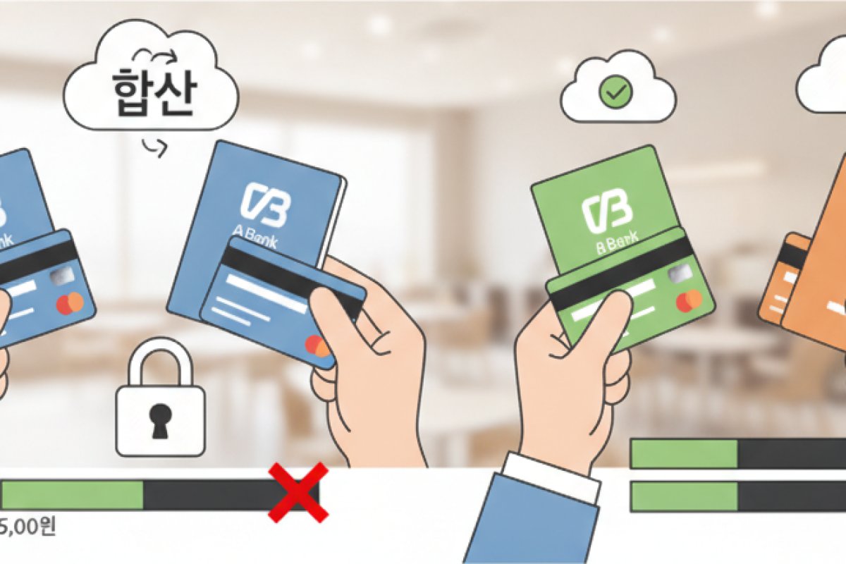 2. 같은 은행 다른 지점은 합산, 법인이 다르면 별도: 금융기관 구분의 기준