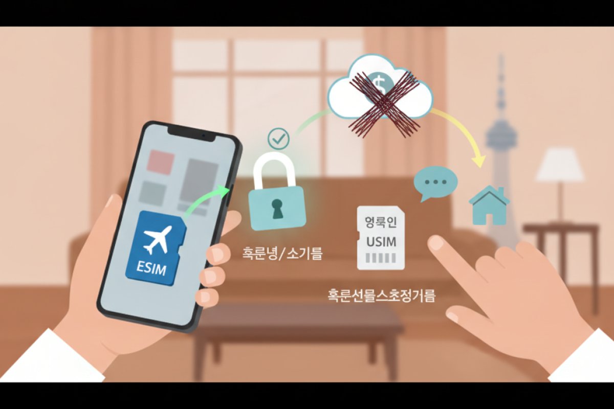데이터 로밍 요금 폭탄을 막는 스마트폰 핵심 회선 분리 설정법