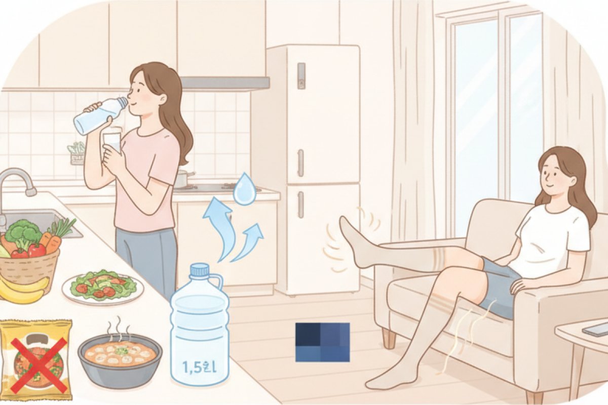 체액 정체를 막는 일상 관리와 의료용 압박스타킹 활용법