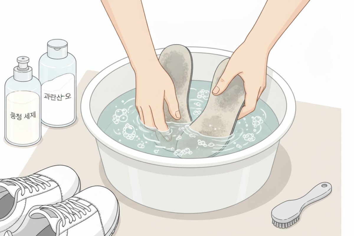 고착된 악취를 뿌리 뽑는 인솔 분리 딥클렌징 세척 수칙