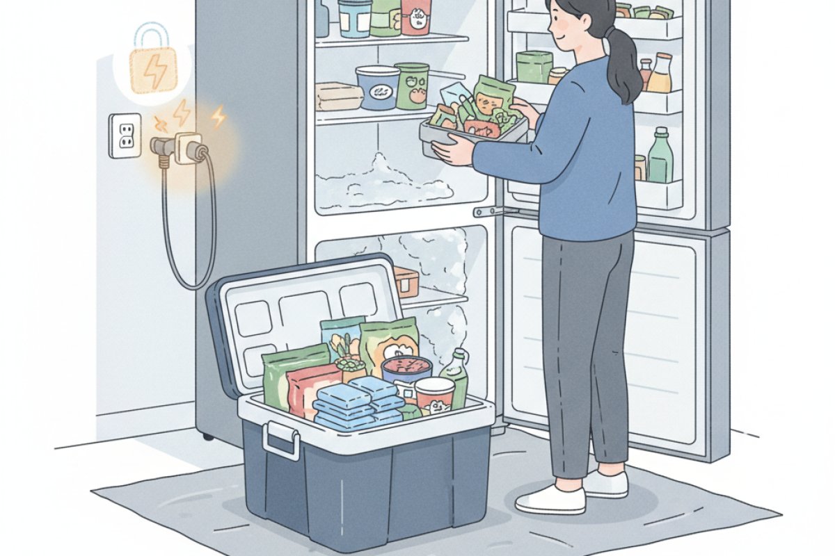 작업 전 안전 확보와 식재료 신선도 지키는 밑작업