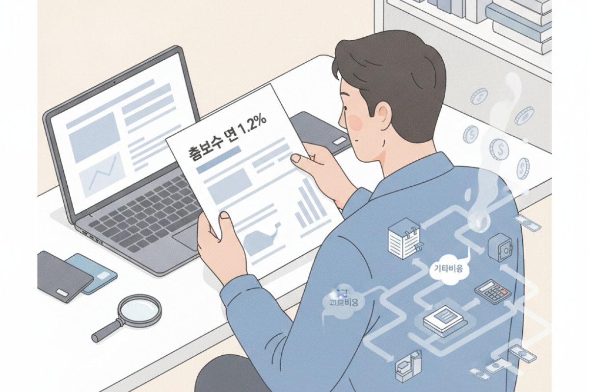 겉으로 드러나지 않는 '숨은 비용', TER과 매매중개수수료 확인법