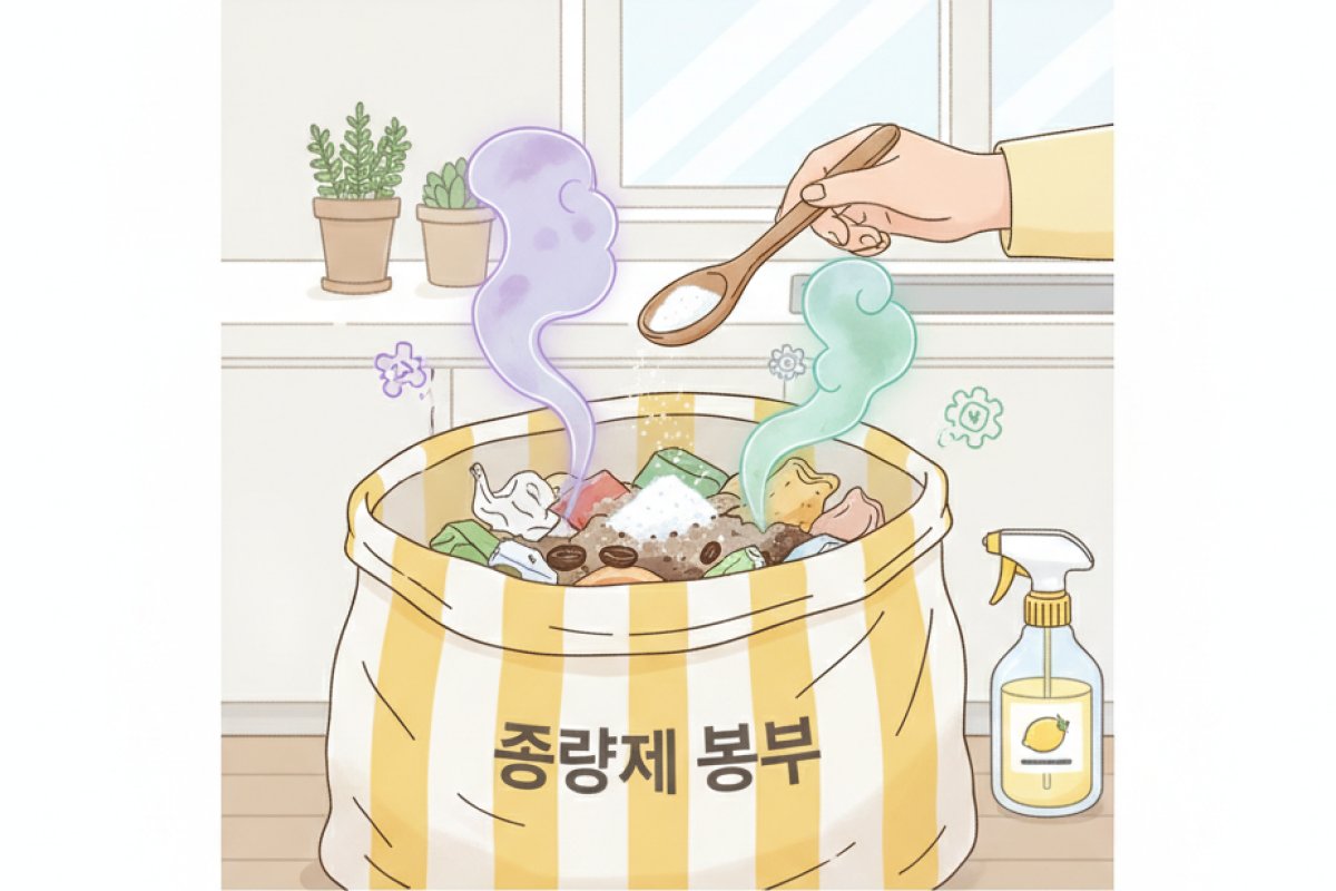 천연 탈취 분말과 산성 스프레이를 활용한 이중 방어선