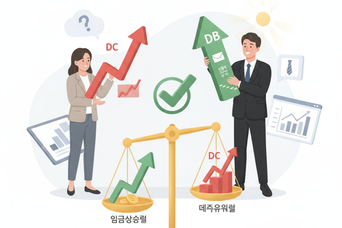 나에게 유리한 제도 선택, '임금상승률 vs 투자수익률' 공식