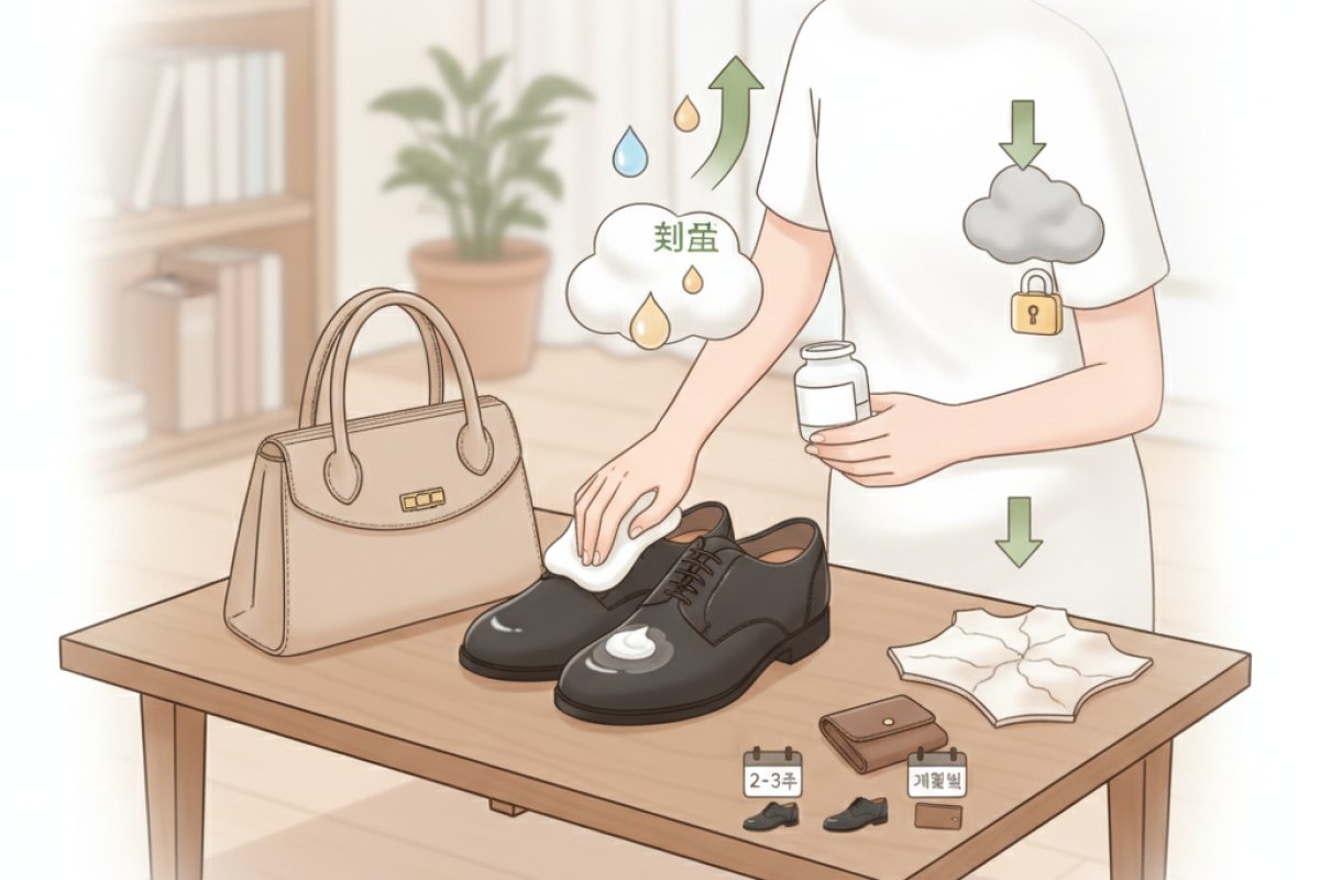 유수분 밸런스를 되살리는 가죽 크림 도포와 정기 영양 케어 루틴