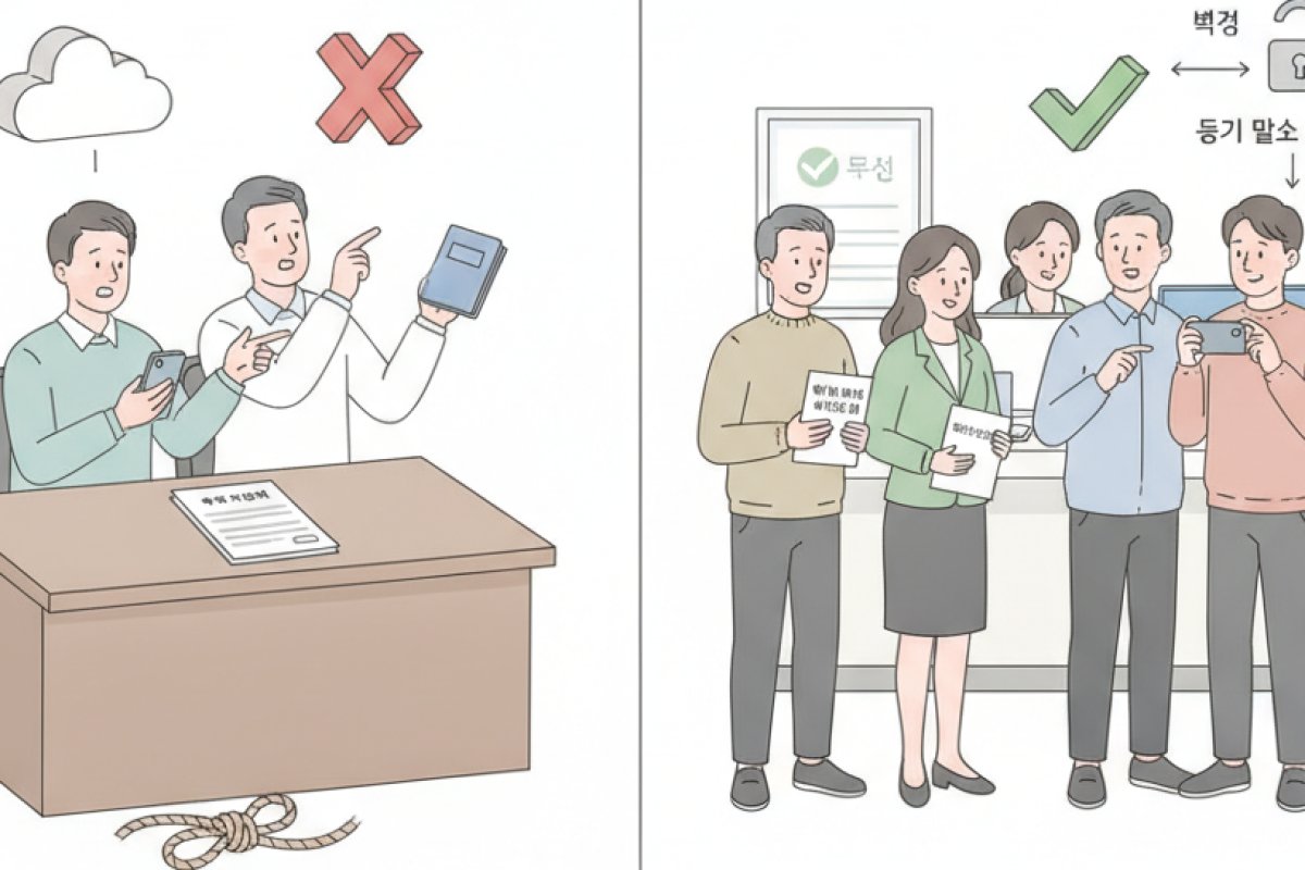 잔금 당일 은행 창구 동행 요령부터 등기소 말소 처리 추적까지