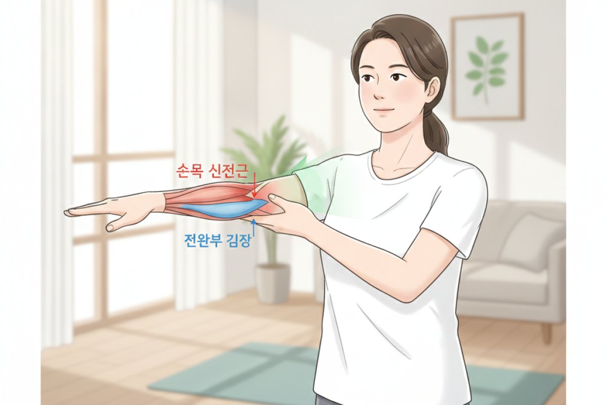 손목 신전근과 전완부 긴장을 풀어주는 단계별 스트레칭 루틴