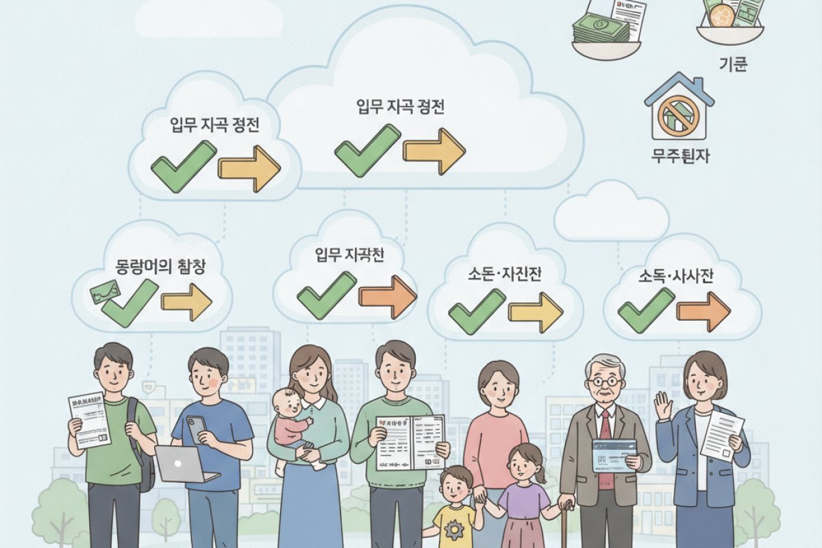 계층별 입주 자격 조건과 소득·자산 검증 기준