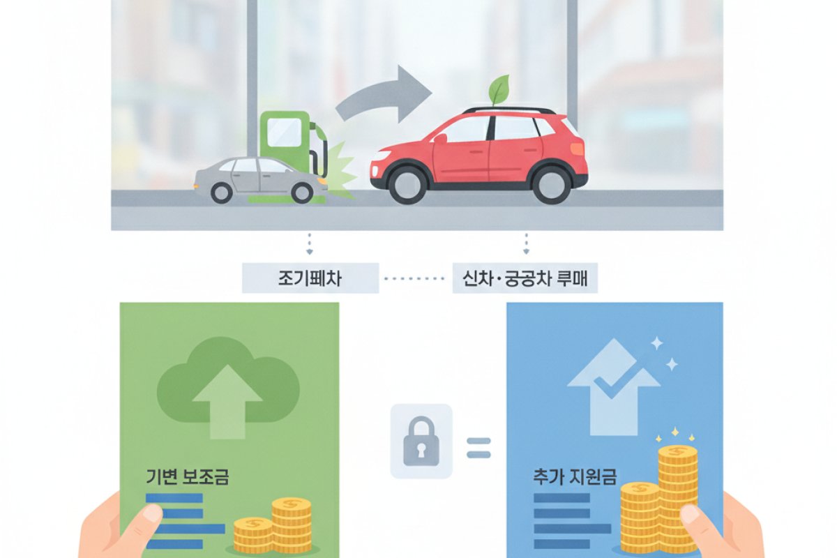 보조금 극대화 전략: 기본 보조금 산정과 신차·중고차 추가 지원금 활용