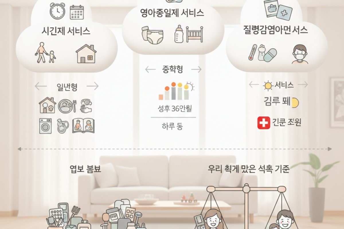 서비스 유형별 업무 범위와 우리 집에 맞는 선택 기준