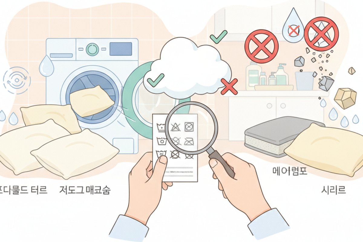 소재별 특성에 맞춘 물세탁 가능 여부 판별과 세척 전 사전 조치